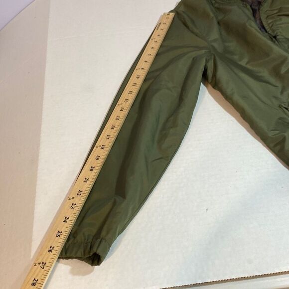 Five Four Los Angeles Men's Slater Olive Green Windbreaker Jacket, Hooded, Line - Picture 11 of 12
